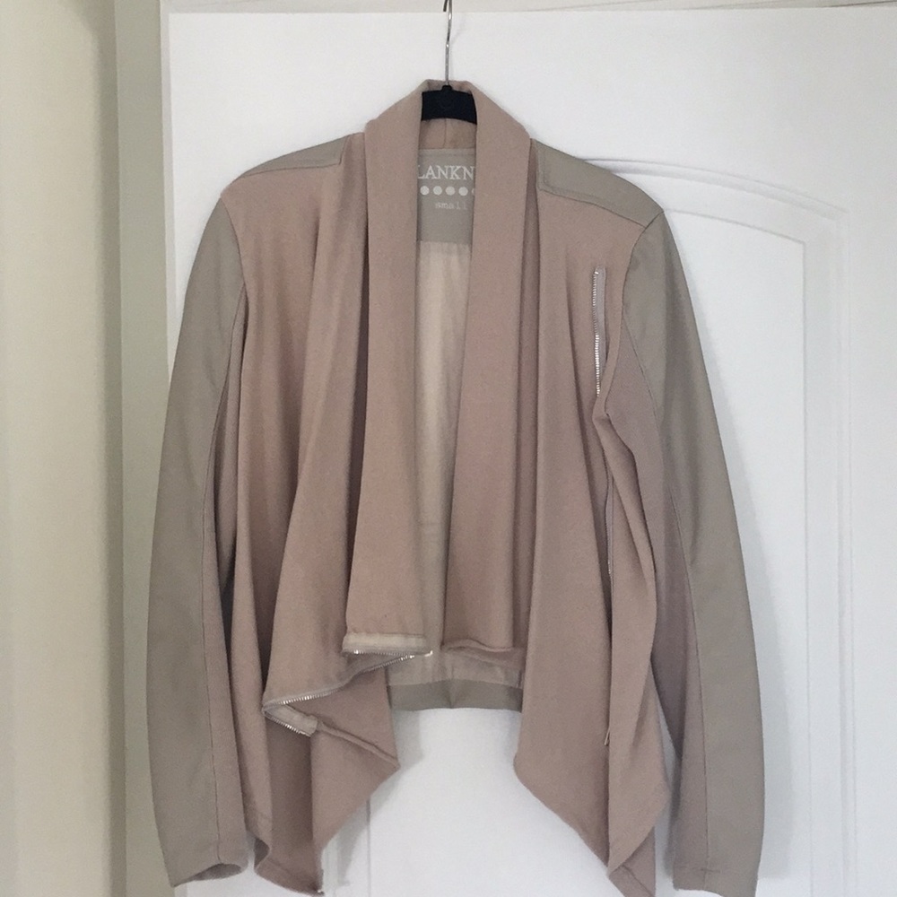 Blank NYC vegan leather jacket, S